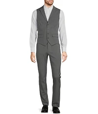 Murano Wardrobe Essentials Evan Extra Slim Fit TekFit Waistband Suit Separates Flat Front Dress Pants