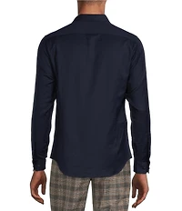 Murano Wardrobe Essentials Slim-Fit Textured Spread-Collar Woven Sportshirt