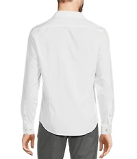 Murano Wardrobe Essentials Slim Fit Solid Long Sleeve Woven Shirt