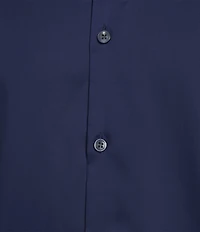 Murano Wardrobe Essentials Slim Fit Solid Sateen Long Sleeve Woven Shirt