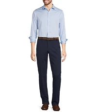 Murano Wardrobe Essentials Slim Fit Solid Sateen Long Sleeve Woven Shirt