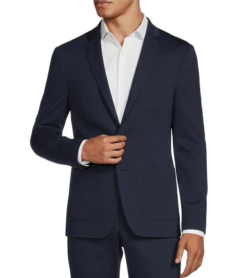 Murano Wardrobe Essentials Solid Slim-Fit Suit Separates Knit Blazer