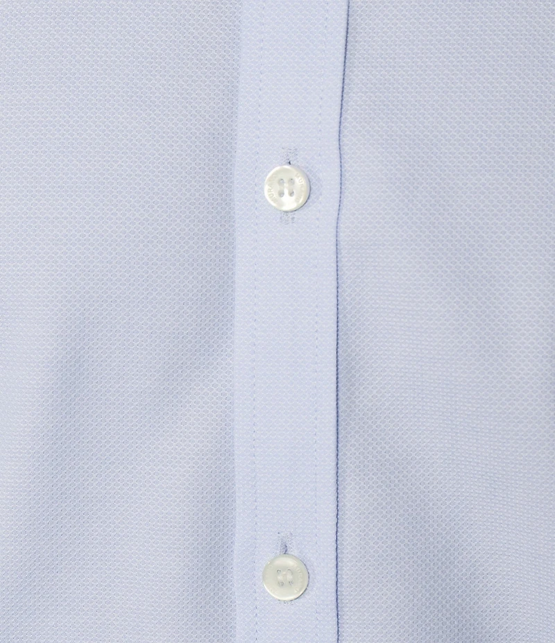 Murano Wardrobe Essentials Solid Dobby Stretch Long Sleeve Woven Shirt