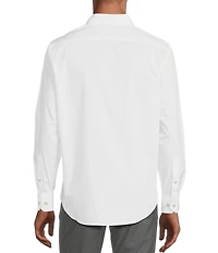 Murano Wardrobe Essentials Ultimate Modern Comfort Stretch Solid Long Sleeve Woven Shirt