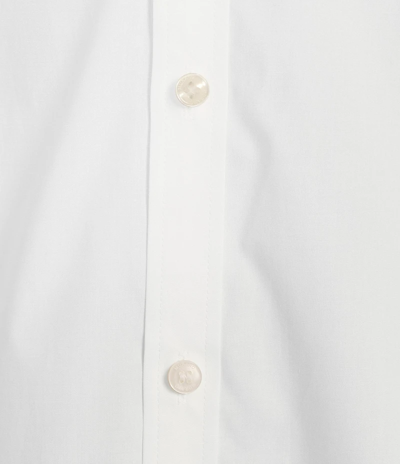 Murano Wardrobe Essentials Ultimate Modern Comfort Stretch Solid Long Sleeve Woven Shirt