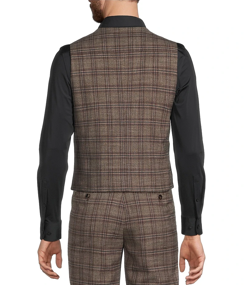Murano Welt Plaid Suit Separates Vest