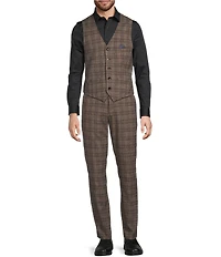 Murano Welt Plaid Suit Separates Vest