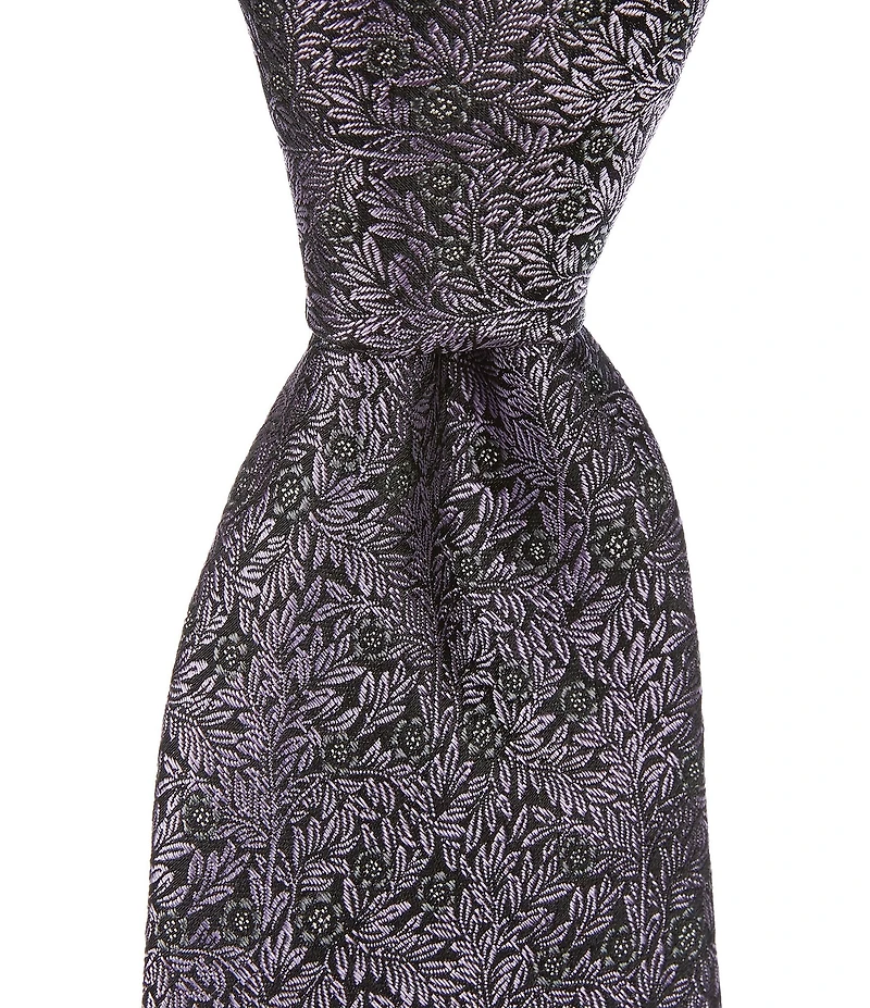 Murano Wyn Hidden Flowers 3 1/8#double; Silk Tie