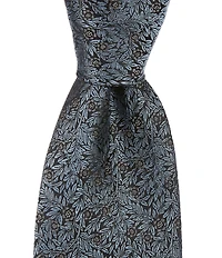 Murano Wyn Hidden Flowers 3 1/8#double; Silk Tie