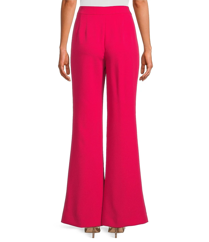 Muse by Marchesa Coordinating Rosalie Stretch Crepe Flare Leg Pants