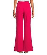 Muse by Marchesa Coordinating Rosalie Stretch Crepe Flare Leg Pants