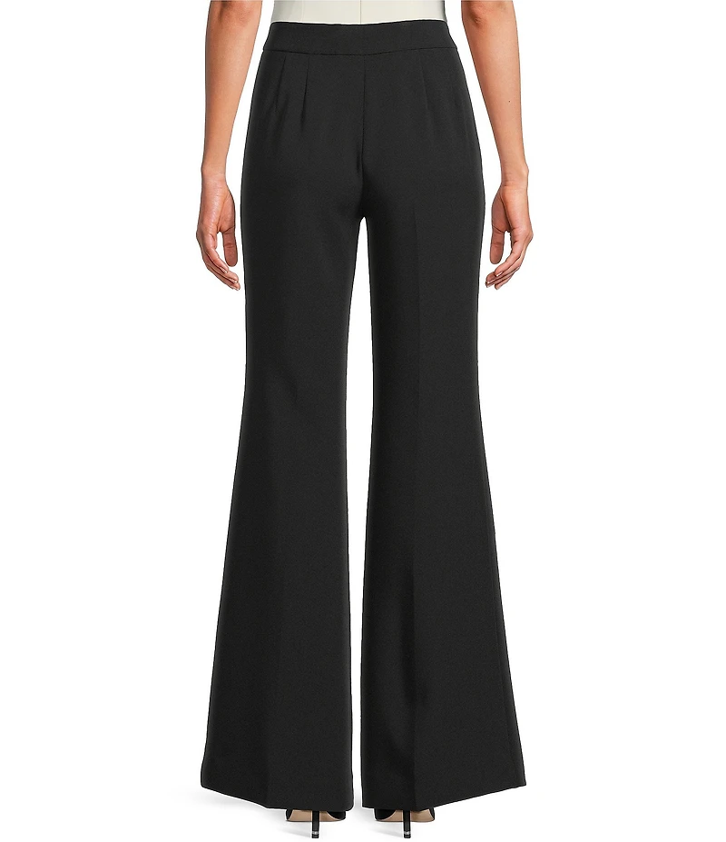 Muse by Marchesa Coordinating Rosalie Stretch Crepe Flare Leg Pants