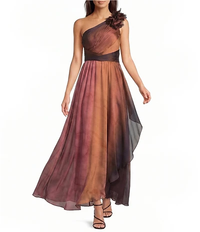 Muse by Marchesa Floral Saffron Maxi Dress