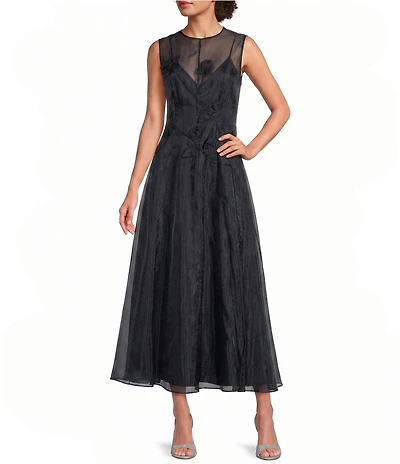 Muse by Marchesa Juniper Floral High Neck Dress