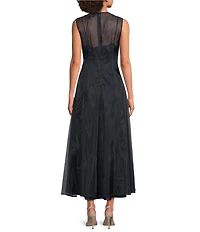 Muse by Marchesa Juniper Floral High Neck Dress