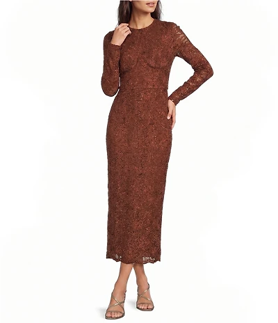 Muse by Marchesa Lace Midi Ginger Dress