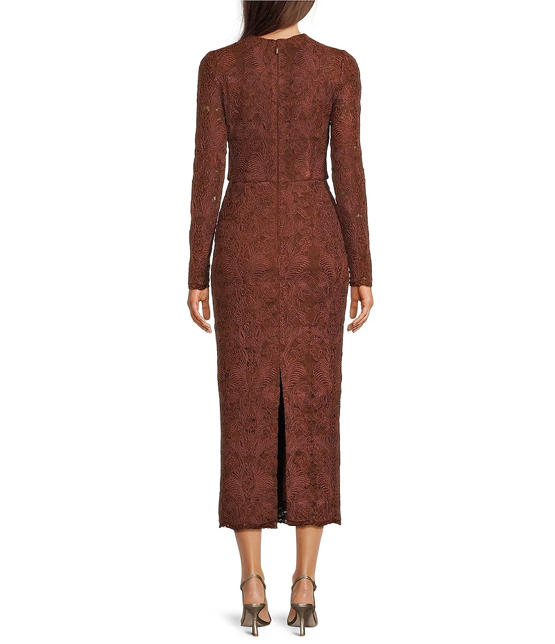 Muse by Marchesa Lace Midi Ginger Dress