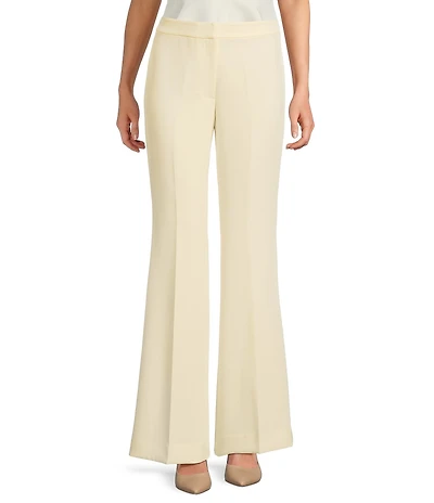 Muse by Marchesa Coordinating Rosalie Stretch Crepe Flare Leg Pants
