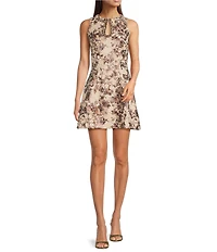 Muse by Marchesa Thistle Tweed A-Line Dress