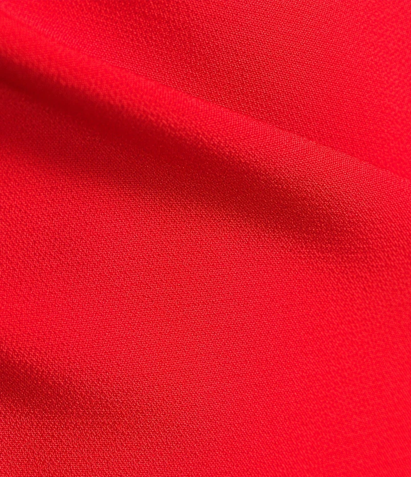 Muse by Marchesa Tulip Crepe One Shoulder Midi Dress