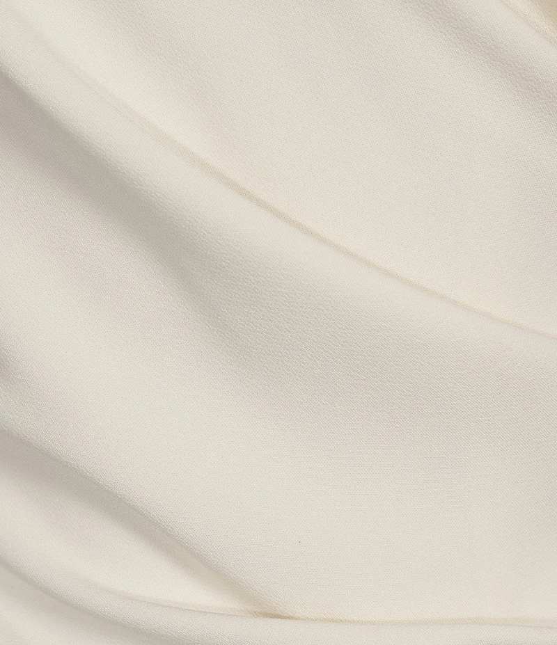 Muse by Marchesa Tulip One Shoulder Stretch Crepe Column Midi Dress