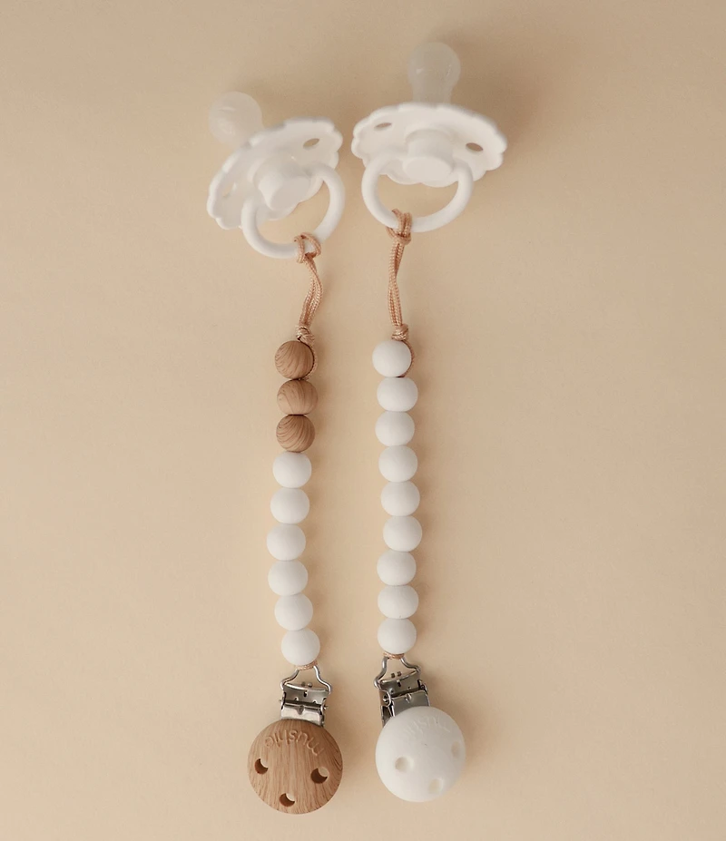 Mushie Eva Pacifier Clip
