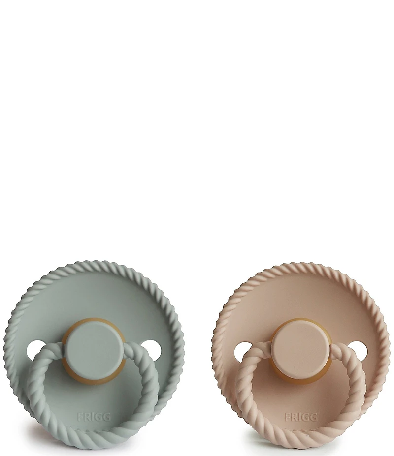 Mushie Frigg Rope Rubber Pacifier