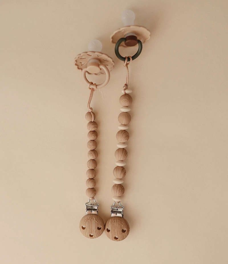 Mushie Hera Pacifier Clip