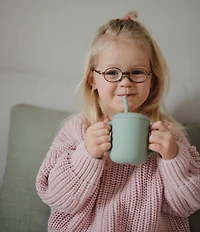 Mushie Silicone Training Cup + Straw