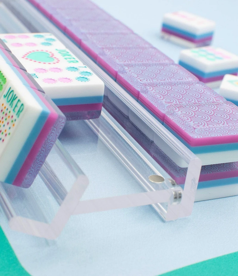 My Fair Mahjong Clear Premium Acrylic Racks, Set of 4