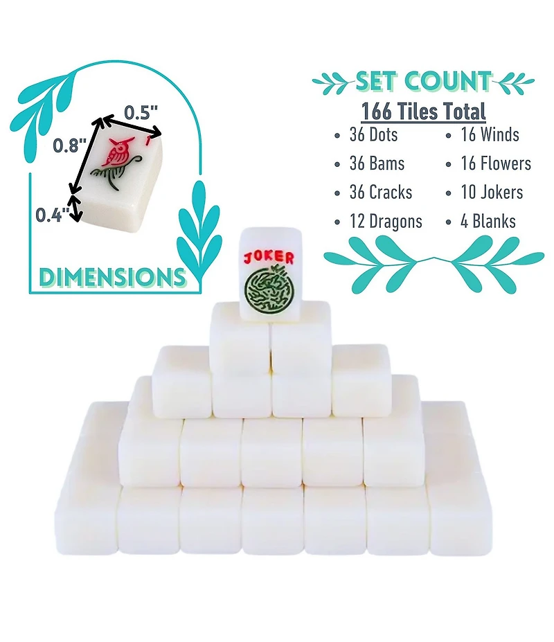 My Fair Mahjong Mini Traditional Series American Mahjong Tiny Travel Set