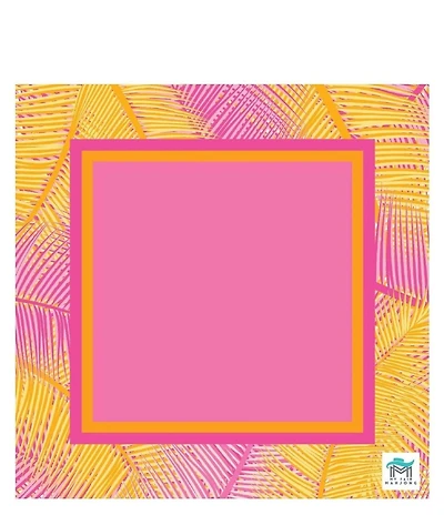 My Fair Mahjong Neoprene Tropical Palm Print Mahjong Mat