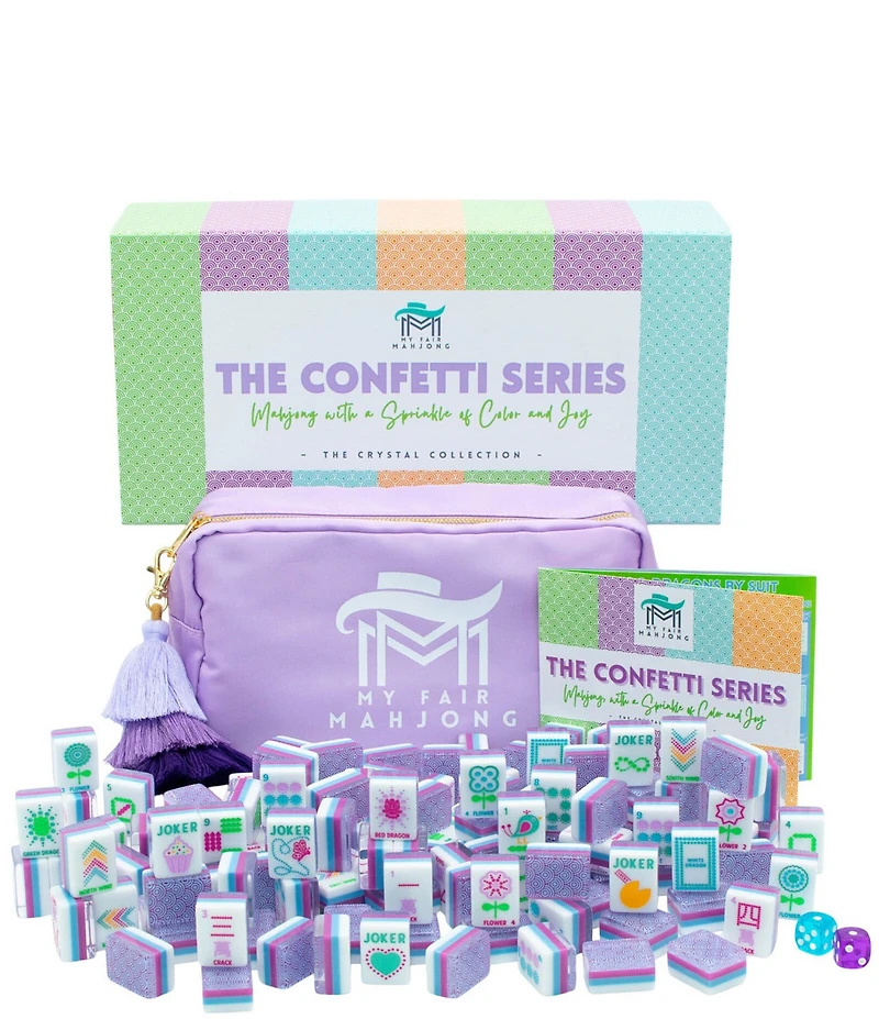 My Fair Mahjong The Confetti Series Mahjong Tile Set