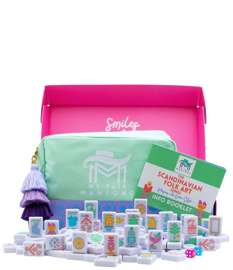 My Fair Mahjong The Scandinavian Folk Art Series Mahjong Tile Set