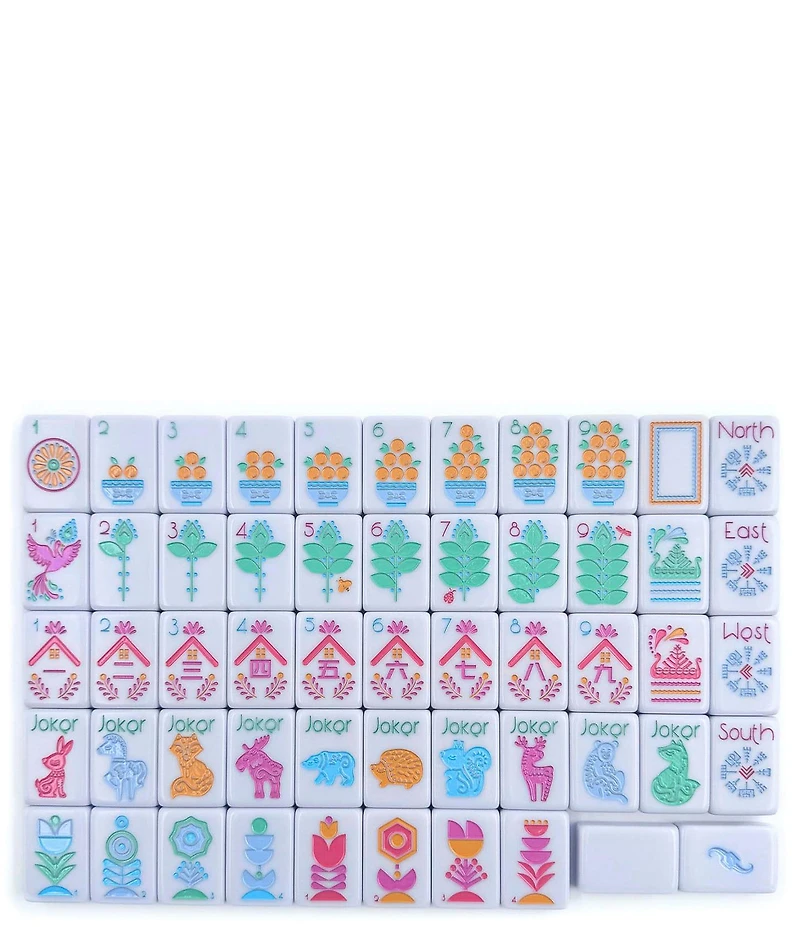 My Fair Mahjong The Scandinavian Folk Art Series Mahjong Tile Set