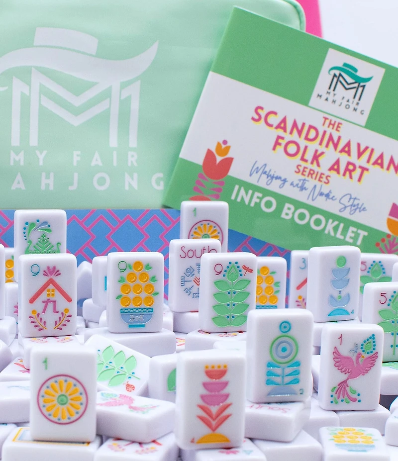 My Fair Mahjong The Scandinavian Folk Art Series Mahjong Tile Set