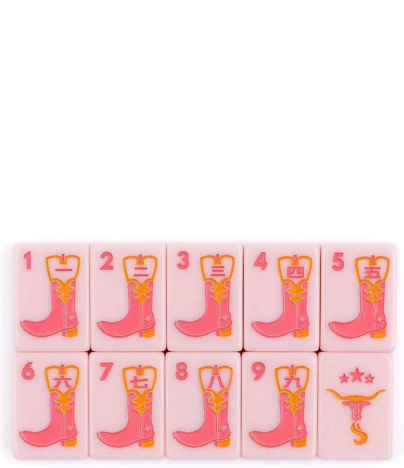 My Fair Mahjong The Texas Series Rodeo Pink Tile Set