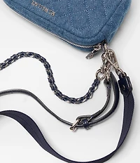 MZ Wallace Crosby Mini Denim Crossbody Bag
