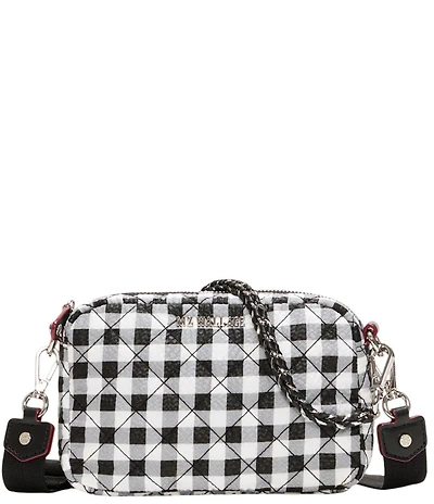 MZ Wallace Gingham Mini Crosby Crossbody Bag