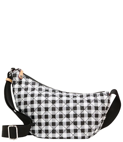 MZ Wallace Gingham Small Metro Smile Belt Bag