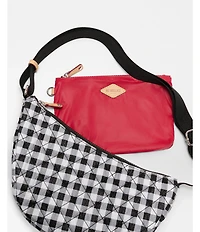 MZ Wallace Gingham Small Metro Smile Belt Bag