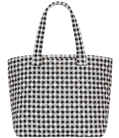 MZ Wallace Large Metro Deluxe Gingham Tote Bag
