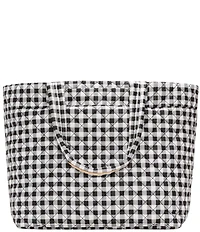 MZ Wallace Large Metro Deluxe Gingham Tote Bag