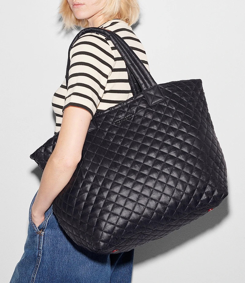 MZ Wallace Metro Deluxe II Large Quilted Leather Tote Bag