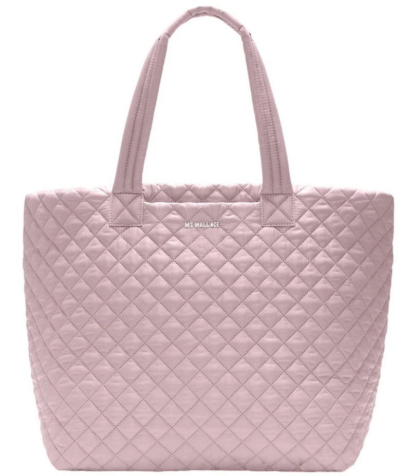 MZ Wallace Metro Large Deluxe Quilted Top Handle Tote Bag