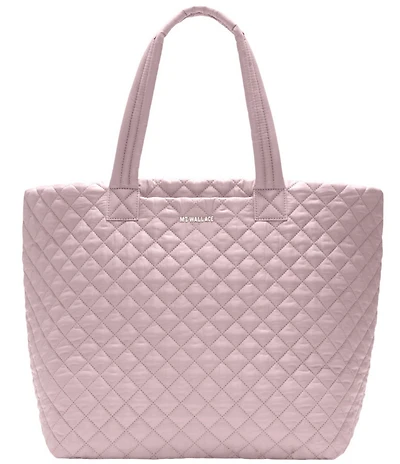 MZ Wallace Metro Large Deluxe Quilted Top Handle Tote Bag