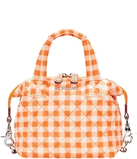 MZ Wallace Micro Sutton Gingham Satchel Tote Bag