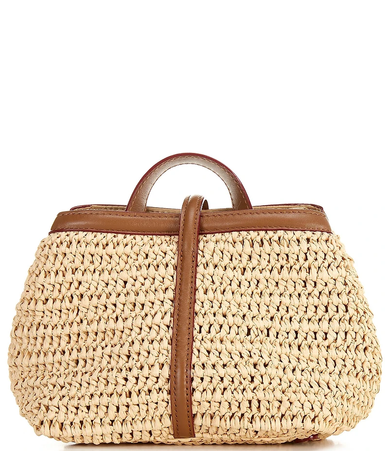 MZ Wallace Mini Crochet Astor Top Handle Clutch Bag