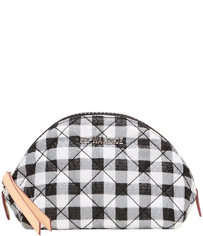 MZ Wallace Momo Gingham Cosmetic Pouch