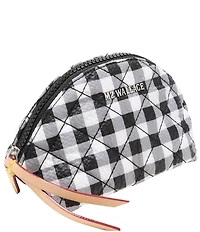 MZ Wallace Momo Gingham Cosmetic Pouch